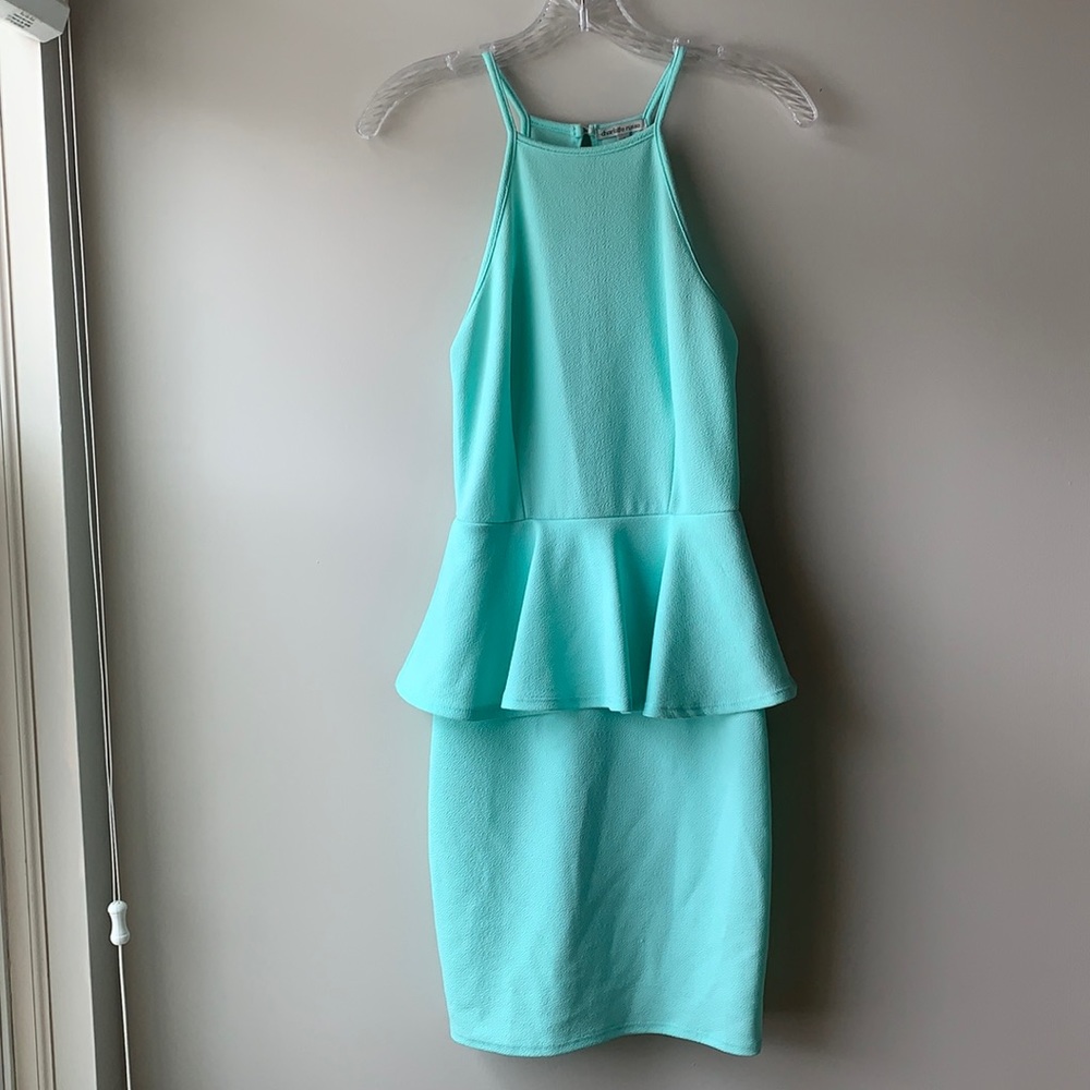 Charlotte Russe Mint Peplum Dress